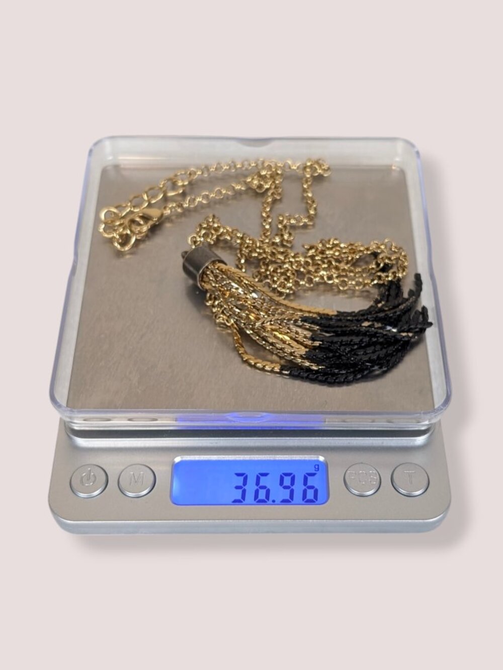 CC Skye Belcher Chain Darkened Tassel Necklace - Picture 6 of 6